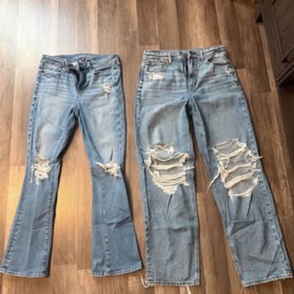 Aeropostale and American eagle jeans